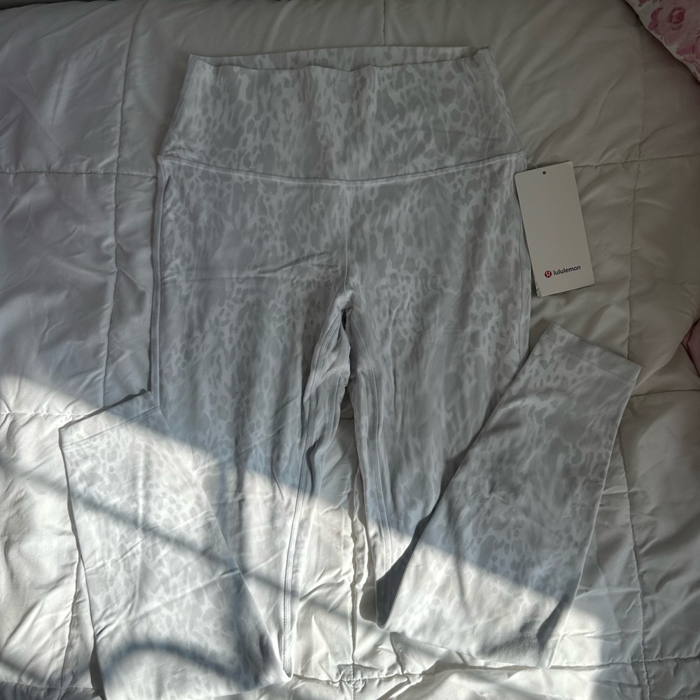 Lululemon Align High-Rise Leggings Contour Spot White Multi